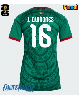 Mexic Julian Quinones #16 Echipament de Fotbal Replică Mondial 2026 Femei Acasa
